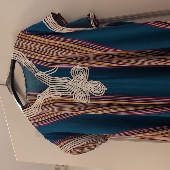 Moroccan Kaftan one size dark teal - Picture 10 of 10